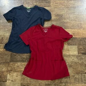 HH Works Healing Hands XS Scrub Top Bundle